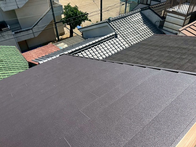 ケラバ板金の設置